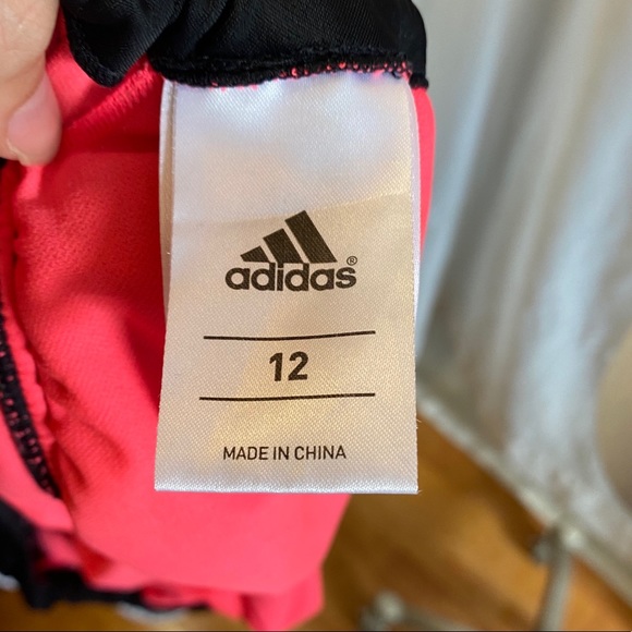 Adidas One Piece 3 Stripe Swimsuit Bathing Suit - Picture 7 of 14